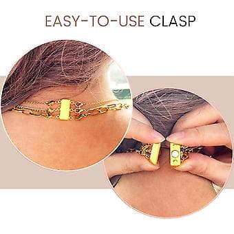 2/3 Trådar Lås Lås Multi Trådar Lås Halsband Armband Kontakter (Silver B 3:e raden)