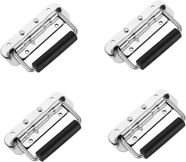 4-delad fällbart handtag, handtag i rostfritt stål, lådhandtag