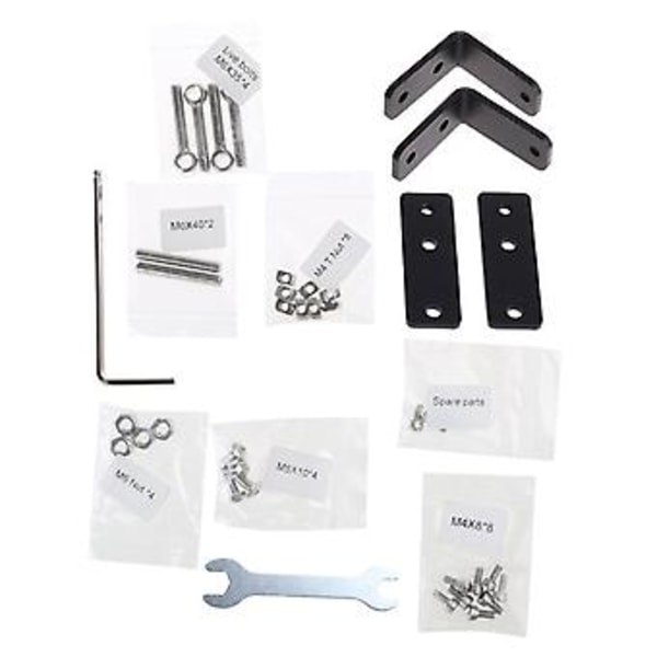 Uppgraderad Version 3D-skrivardelar Komplett Stödstång Kit Set för CR-10/CR-10S/CR-10 S4/TEVO för CR-10 S5 Skrivartillbehör 400MM/500MM Höjd