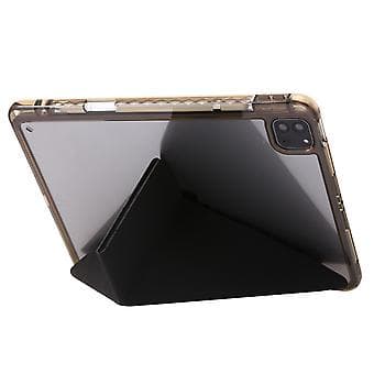 Deformation PU-etui til iPad Pro 11 2022 / 2021 / 2020 (Sort)