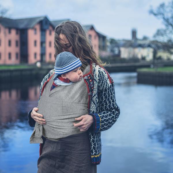 Vævet Wrap Baby Carrier - Lang Elastisk Baby Carrier til Babyer og Småbørn