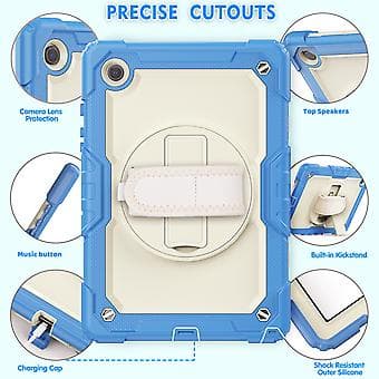 Tabletskydd för Samsung Galaxy Tab A8 10.5 2021 X200 / X205 (Beige Cyan)