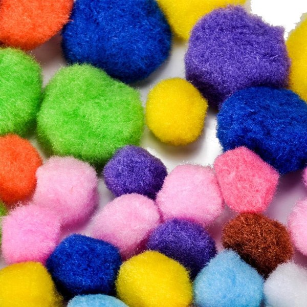 Craft Multicolor Rund Garn Chenille Børne Craft Making Hobby Sup