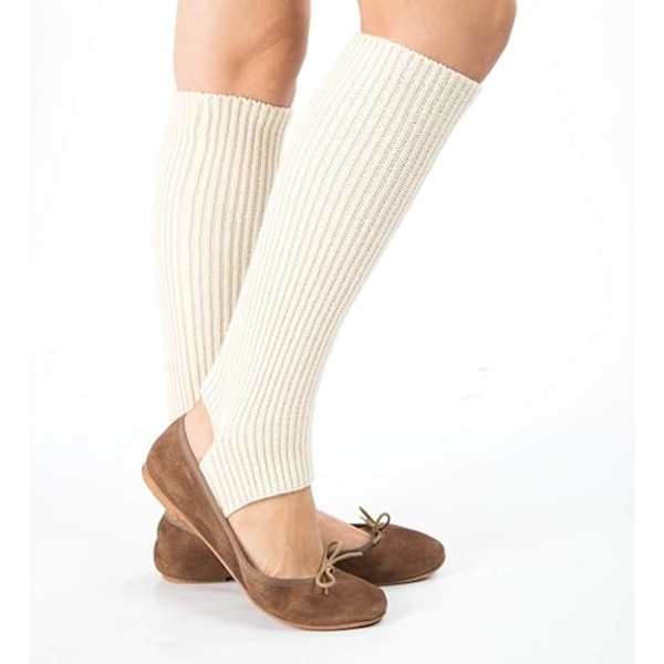 Dame og pige strikkede leggings gaiter sokker til dans ballet yoga