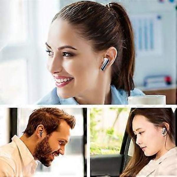 Bluetooth 5.3 langattomat nappikuulokkeet LED-näytöllä, stereo bassosoundilla, melua vaimentavalla mikrofonilla, 36 tunnin toistoaika
