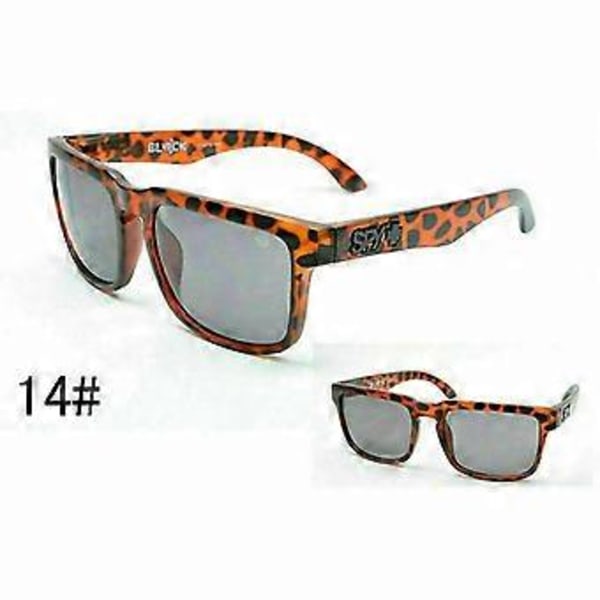 Nya Spy1 22-färgs Ken Block Klassiska Cykel Sport Retro Solglasögon Uv400 Glasögon (Nr 14)