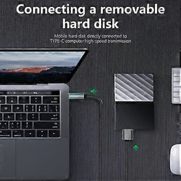 USB Type C till b-kabel USB C till b 3.0-kabel 5 Gbps Datasynkroniseringssladd Nylonladdningssladd 25/50/100/150/200 cm (1 m)