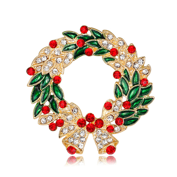 Julblomsterkrans Present Brosch
