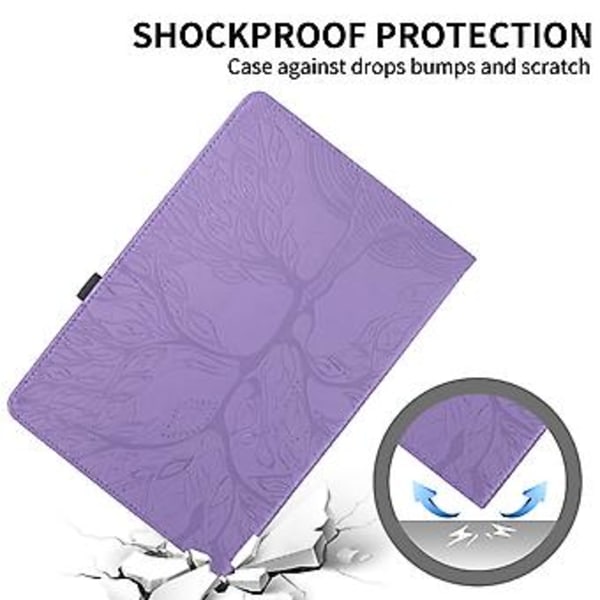 Nahkainen Tablet-kotelo Samsung Galaxy Tab A 8.0 2019 / T290 (Violetti)