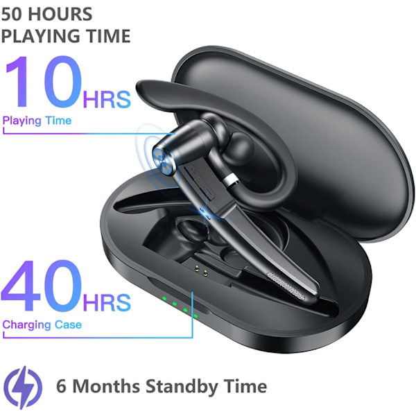 Bluetooth-headset, JOYHOOSH Bluetooth-öronsnäcka med mikrofon, Trucker B