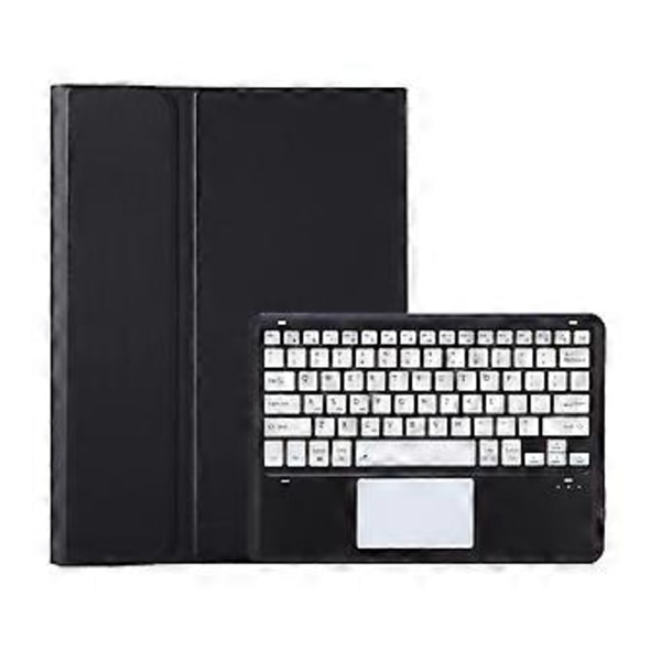 Bluetooth Tastatur PU Etui A910B-A (Sort Hvid)