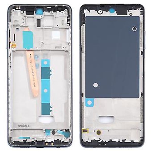 Forsidehus LCD Ramme Bez Plade til Xiaomi Poco X3 (Sort)