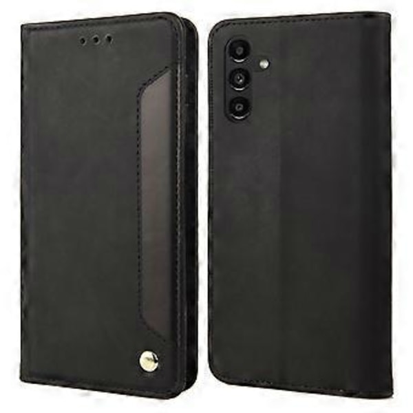 Mobilfodral för Samsung Galaxy A55 5G i PU-läder, stötsäkert, plånboksdesign (Stil B)