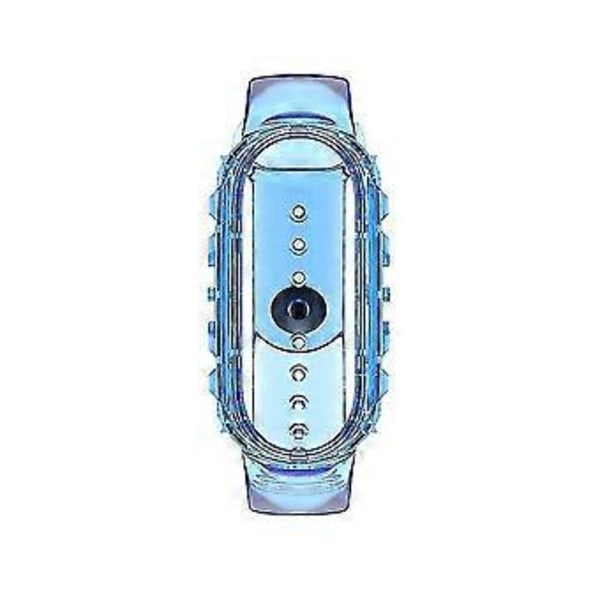 for Xiaomi Mi 6 5 / Amazfit Band 5 universell TPU integrert erstatningsreim klokkebånd
