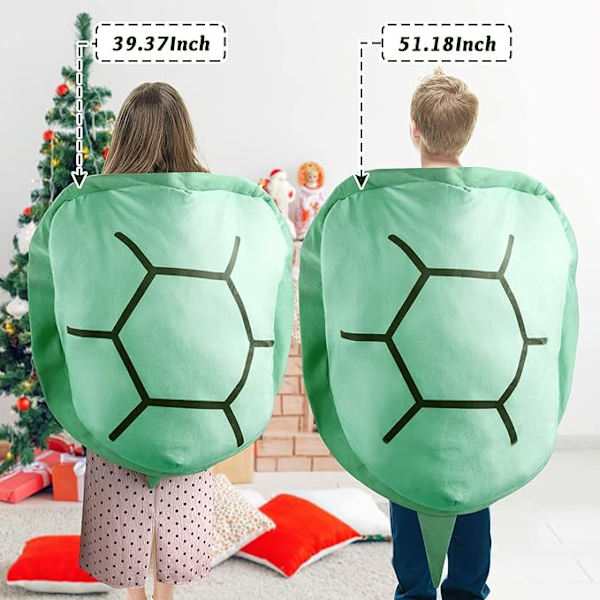 130cm Multifunktionell Havssköldpaddsdräkt för Barn och Vuxna Födelsedagspresent