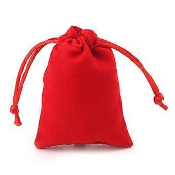 Tärningspåsar Mini Dragsko Brädspelspaket Kortleksleksak Förvaringsväska (Svart)