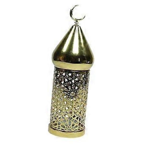 Ljuslykta Ramadan Dekorationer Centerpiece Utsmyckad Praktisk Dekorativ Ljushållare Lampa för Evenemang Veranda Inomhus Utomhus (M Höger vänd måne)