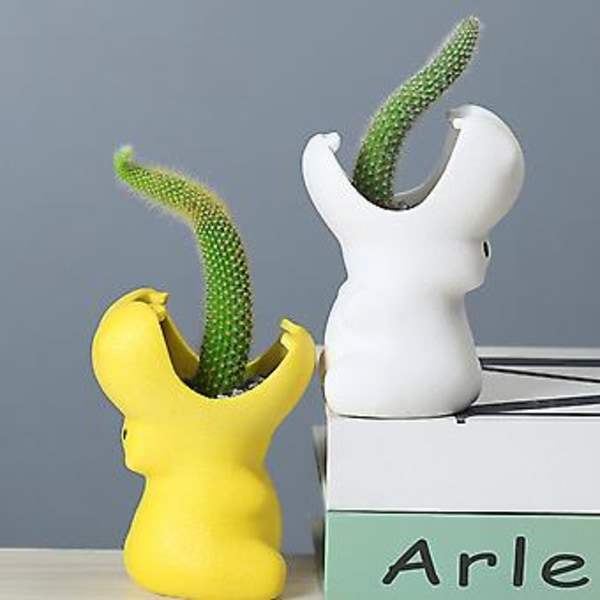 Flodhest Pennholder Gips Silikonformer for å Lage Saftige Plante Blomsterpotter