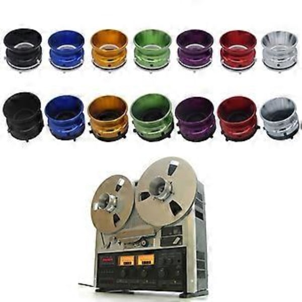 1 par 10 tommers åpner for Studer ReVox 10 tommers åpner Universal lastesystem (Svart-svart base)