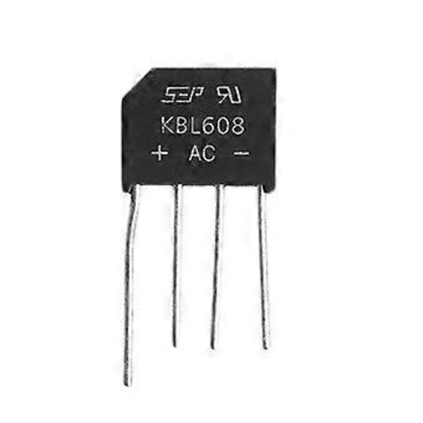 5 st KBL608 DIP KBL608 6A 800V Diodbrygglikriktare