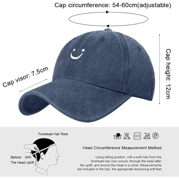 Unisex Baseball Cap Mænds Cap Kvindernes Cap Justerbar Bomuld Sport