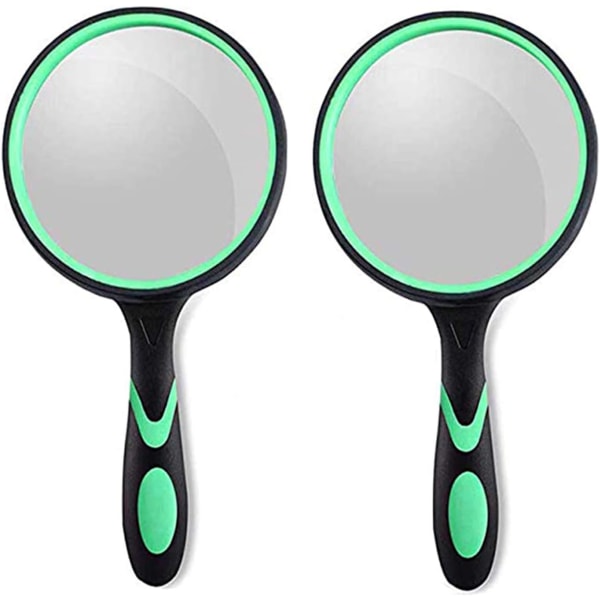 2 Pack 165 x 75mm Magnifying Glass Magnifying Glass for Todd