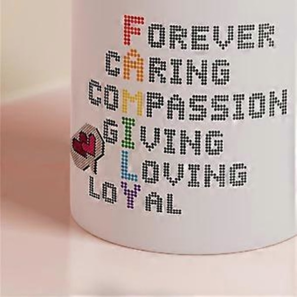 Kaffemugg Keramisk Bred Öppning HD Transfertryck Engelsk Mönster Temugg för Kaffe Te Varm Choklad