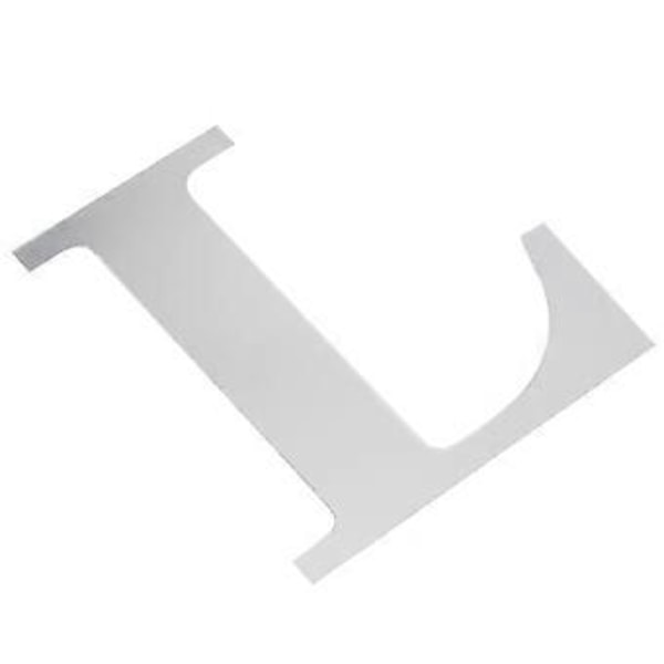 Alphabet Spejl Vægklistermærke 3-dimensionelt Vægmærke til Hjemmet Stue Soveværelse IndretningL