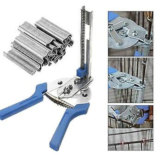 Kraftig Typ M Spikringstång med M Spik Multifunktionella Burar Reparationsverktyg för DIY-projekt (Blå)