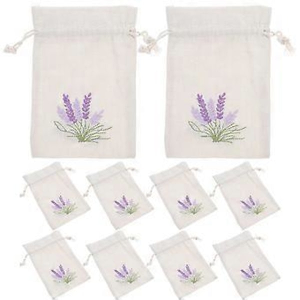 10 stk. Pose Gavepose Pose Genopfyldelig Lavendelpose Pose til Garderobe (S