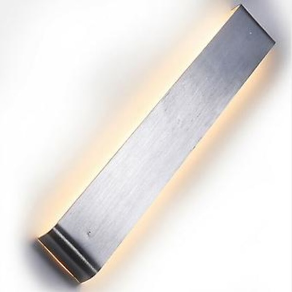 Moderne LED Væglampe Armatur Sconce Soveværelse Sengelampe Stue Gang Trappe Lys (Sølv)