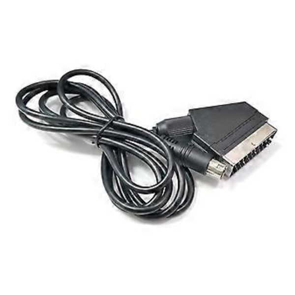 1,8m RGB/RGBS SCART OFC Adapterkabel til SEGA MD2 Spilkonsol RGB Scart Kabel 9-polet V-stik /C-stik