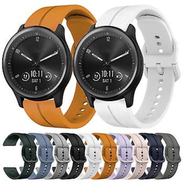 Silikonarmband för Garmin Vivomove Sport (Svart)