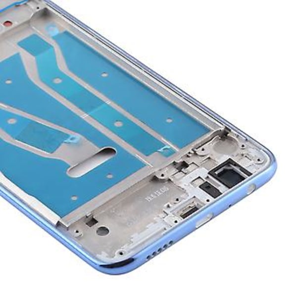 LCD Ramme Bezel Plade til Huawei Y9 (2019) Sort (Sølv)