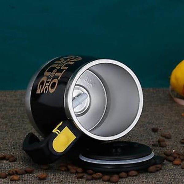 JUSCH Wekity Självrörande Mugg Automatisk Självblandande Rostfritt Stålkopp för Kaffe/Te/Varm Choklad/Mjölk för Kontor/Resa/Hem -400ml Den bästa presenten (WZ13