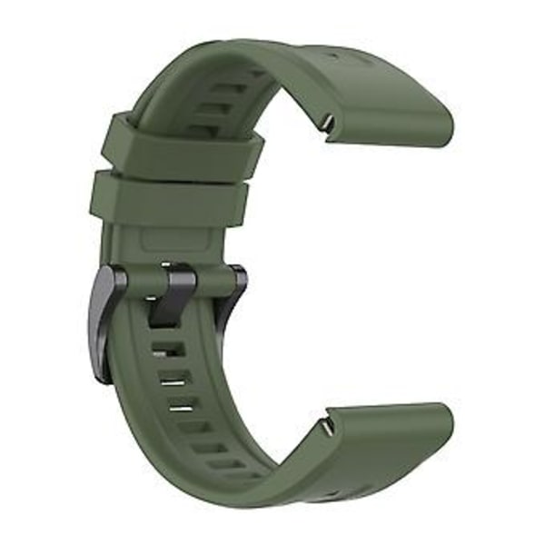 Silikonarmband för Garmin Fenix 7S (Armégrön)