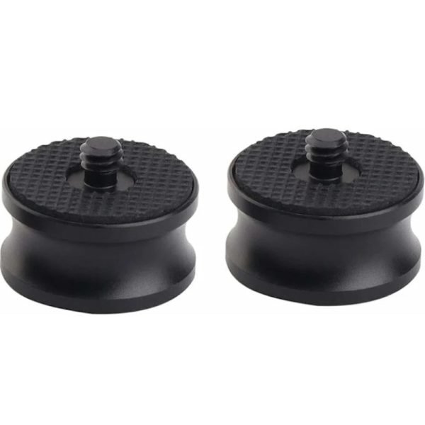 2 stativskruvadapter, 3/8-16 hona till 1/4-20 hane