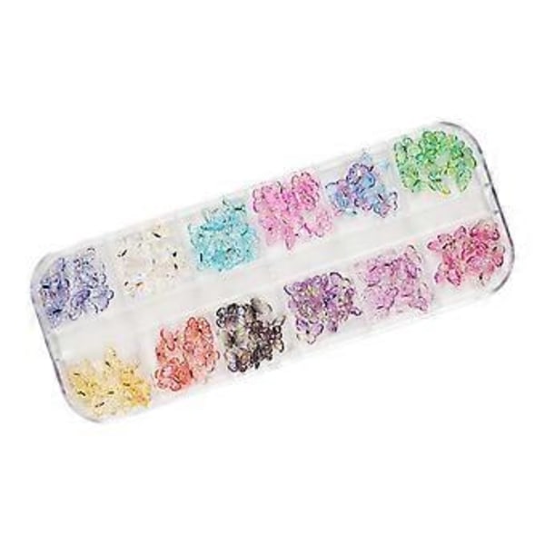 Nagelkonst Strass Set Glittrande Sommar DIY Nagelkonst, Fjärils Nageldekaler Fjärils Nagelkonst Berlocker för Hem Nagelkonst (Stor fjäril)