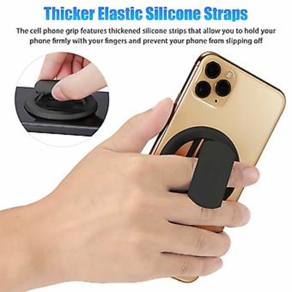 Fingerringhållare Ställ Grepp 360° Roterande För Mobiltelefon Bil Magnetiskt Fäste ( )