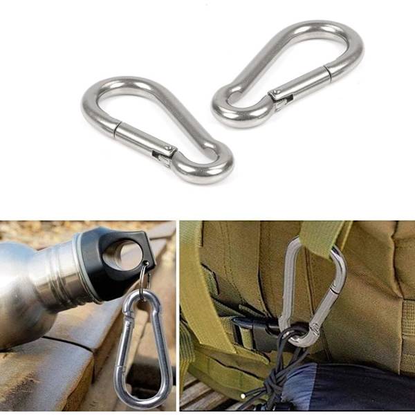 12 stk. Fastener Karabinhage til Heavy Duty, Sport, Låsehunde, Gynge