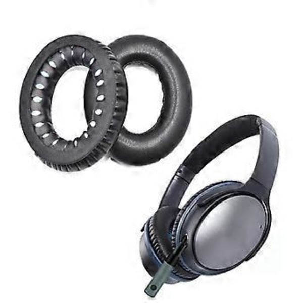 Myke minnefoam øreputer for QuietComfort QC2 QC15 QC25 Øretelefoner - Slitesterkt deksel