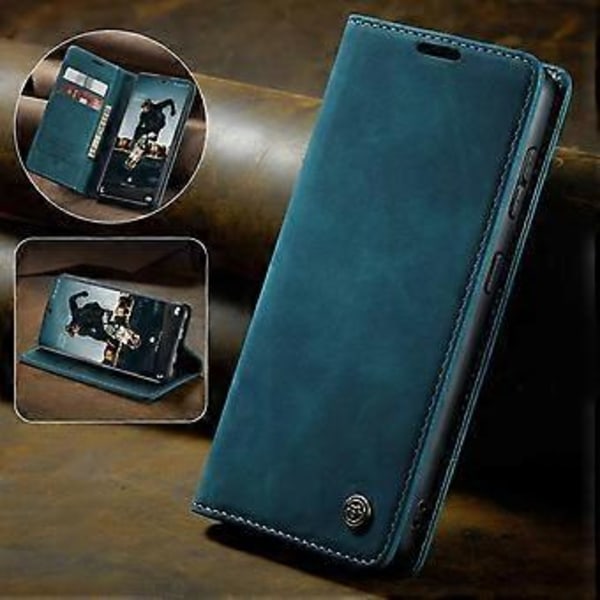 CASEME 013 Series Lommebok i Lær for Samsung Galaxy A71 (Stil C)