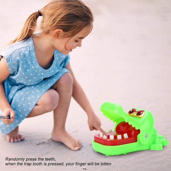 2 stk. Biting Finger Crocodile Game Cute Cartoon Crocodile Kids Ac