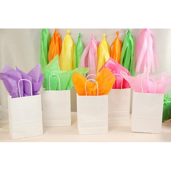50 ark olika färger presentpapper i bulk, olika Ra