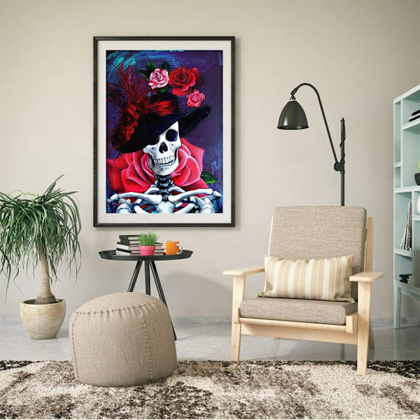 30*40cm Pyöreä timanttimaalaussarja, Täysi 5D timanttimaalaus DIY