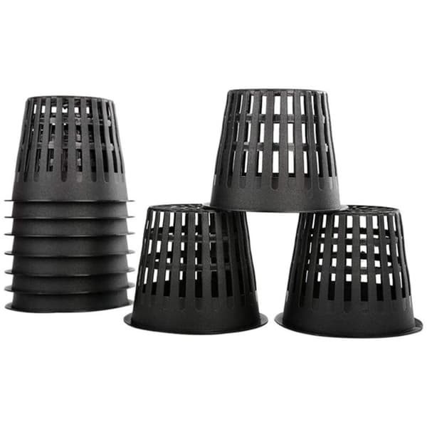 10 stk, Sorte Hydroponiske Kurve Plastik Pot Hydroponisk Plantning R