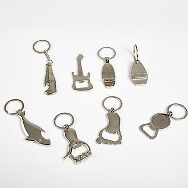 Bröllopsfest Favoritgåvor Haj/Gitarr Stil Metall Ölnyckel Flasköppnare Kökstillbehör För Gäster Bilväska Ornament