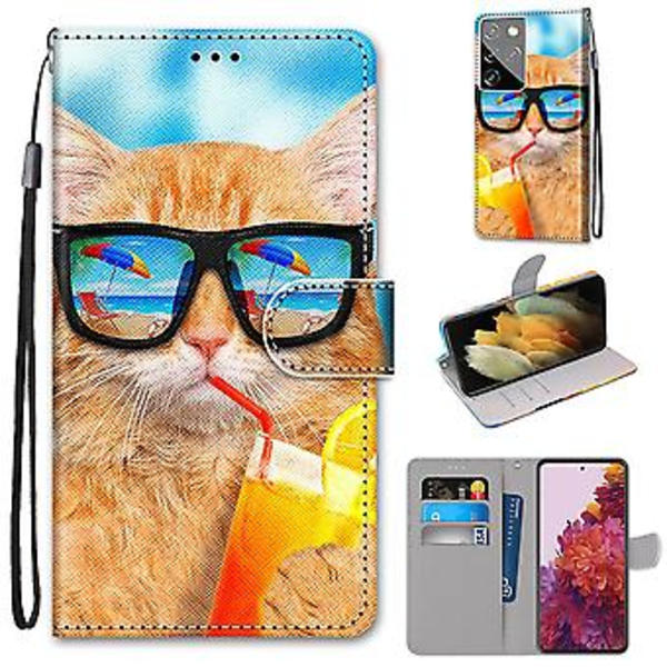 Läderfodral för Samsung Galaxy S21 Ultra 5G