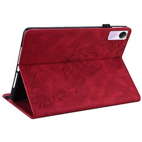 Læder Tablet Etui Til Xiaomi Redmi Pad SE 11 tommer (Rød)
