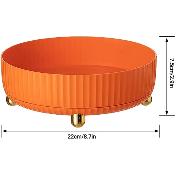 1PC ORANSSI Pyörivä Mausterekki, Keittiön Kaapin Kääntöpöytä, Rot